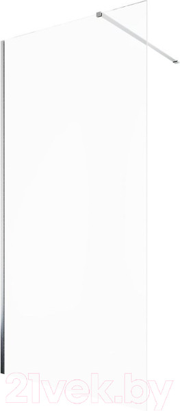 Изображение товара Душевая стенка Allen Brau Infinity 1 3.21013.BA / 323805 (серебро браш)