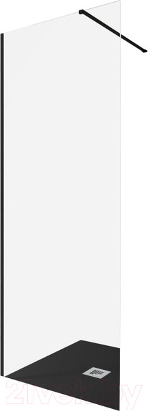 Изображение товара Душевая стенка Allen Brau Infinity 1 3.21015.BBA / 323807 (черный браш)