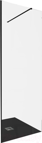 Изображение товара Душевая стенка Allen Brau Infinity 1 3.21015.BBA / 323807 (черный браш)