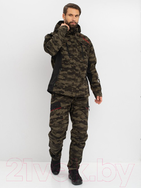 Изображение товара Костюм для охоты и рыбалки Huntsman Матрица Nylon Cotton летний Рип-Стоп КМФ DJIN (р-р 56-58/182-188)