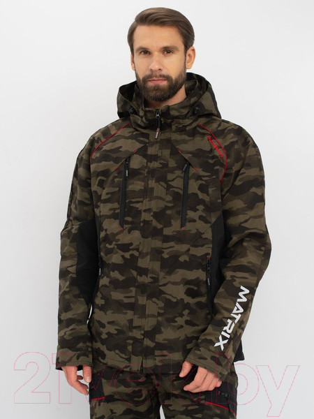 Изображение товара Костюм для охоты и рыбалки Huntsman Матрица Nylon Cotton летний Рип-Стоп КМФ DJIN (р-р 56-58/182-188)