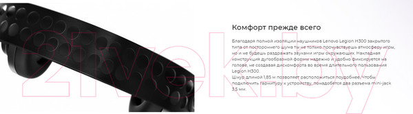 Изображение товара Наушники Lenovo Legion H300 / GXD0T69863
