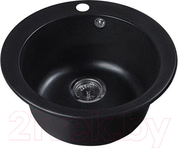 Изображение товара Мойка кухонная Marblan Orbi (оникс, с сифоном)