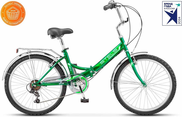 Изображение товара Велосипед STELS Pilot 750 V 24 (14, зеленый)