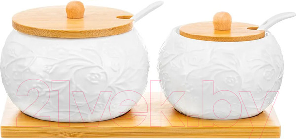 Изображение товара Набор емкостей для хранения Elan Gallery Веточки-цветочки / 950299