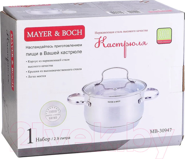 Изображение товара Кастрюля Mayer&Boch 30947 (2.9л)