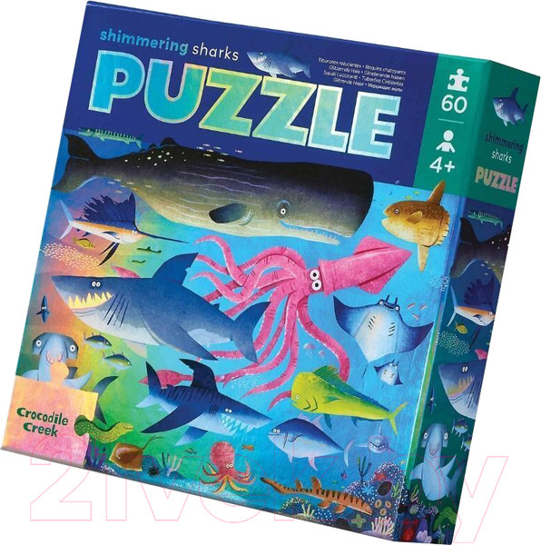 Изображение товара Пазл Crocodile Creek Акулы / 79055