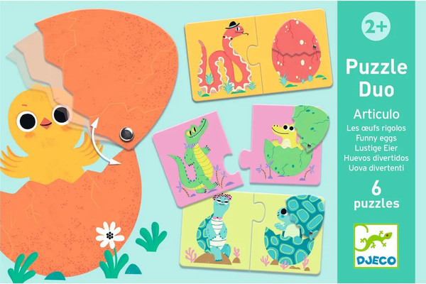 Изображение товара Развивающая игра Djeco Забавные скорлупки / DJ08193