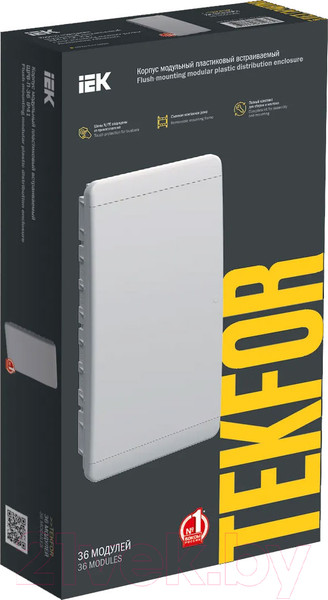 Изображение товара Бокс пластиковый IEK Tekfor TF5-KP13-V-36-41-K01-K01