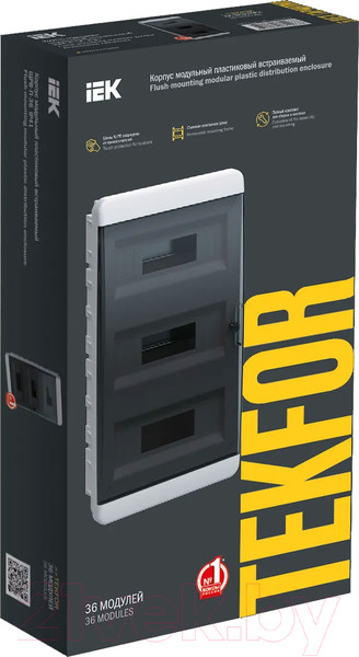 Изображение товара Бокс пластиковый IEK Tekfor TF5-KP12-V-36-41-K01-K03