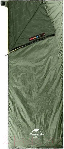 Изображение товара Спальный мешок Naturehike NH21MSD09  LW180 / 6927595777961L (XL, зеленый )