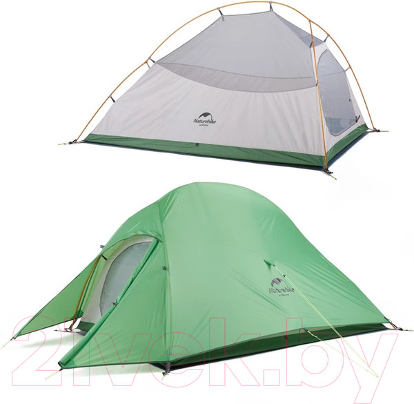 Изображение товара Палатка Naturehike Сloud up NH18T010-T 20D / 6927595765678 (зеленый)