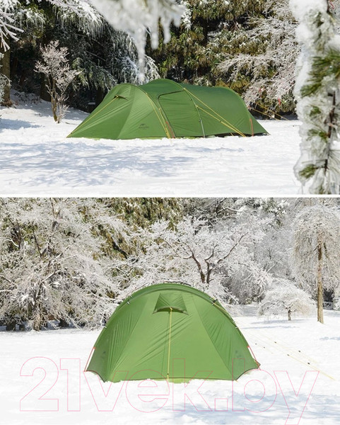 Изображение товара Палатка Naturehike Opalus NH17L001-L 20D / 6976023924781 (зеленый)