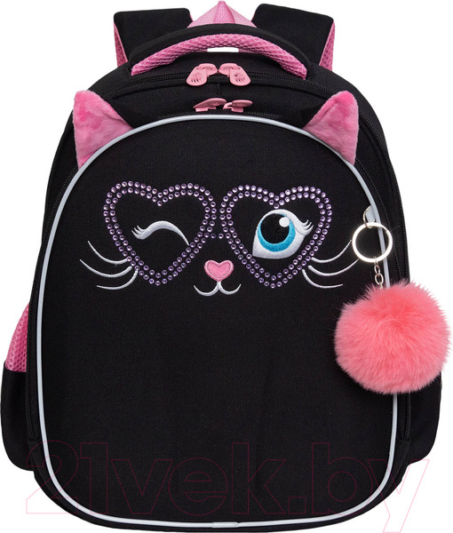 Изображение товара Школьный рюкзак Grizzly RAz-486-12 (черный)