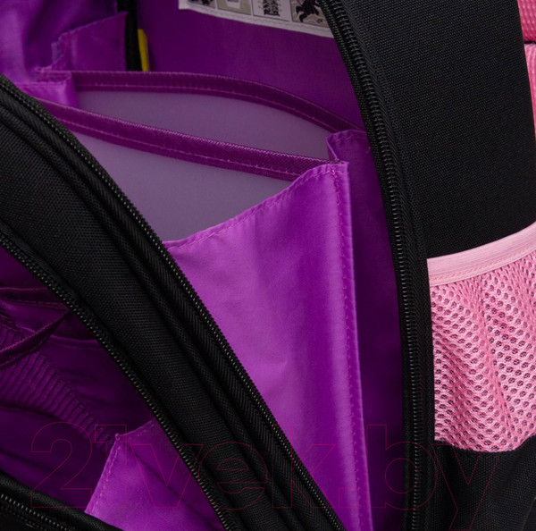 Изображение товара Школьный рюкзак Grizzly RAz-486-12 (черный)