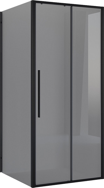 Изображение товара Душевой уголок Niagara 120x100x195 NG-85-12TB-TB100-34 (черный матовый/тонированное стекло)