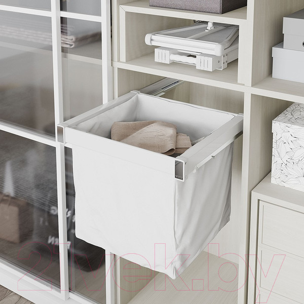Изображение товара Корзина выдвижная для шкафа Starax S-6792-W (белый)