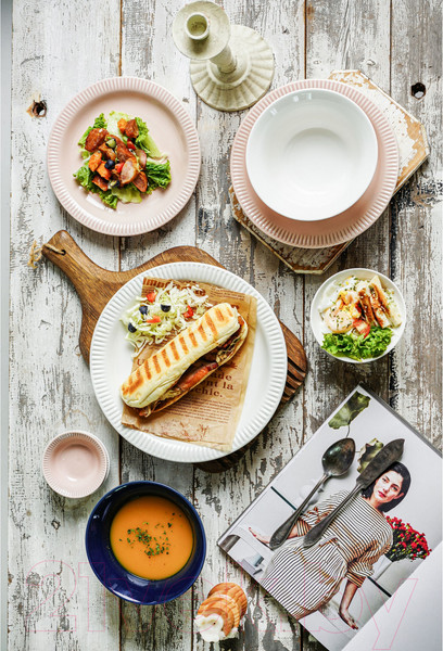 Изображение товара Блюдо AksHome Mulin 26.5x3 (синий)