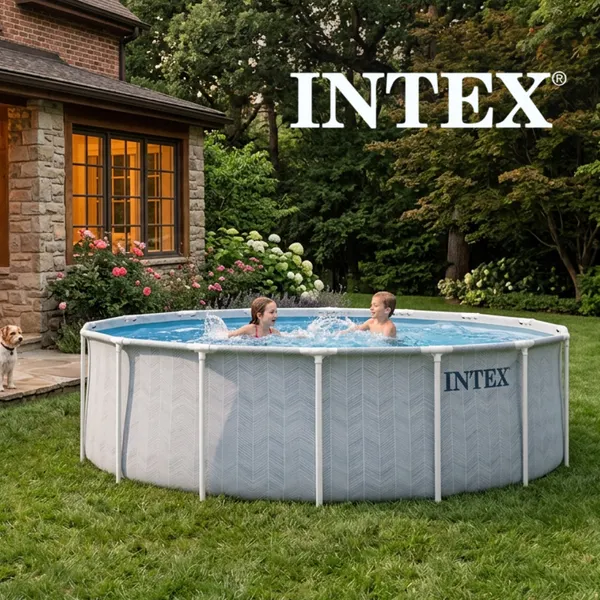 Изображение товара Каркасный бассейн Intex Prism Frame Chevron 26746 (488х122)