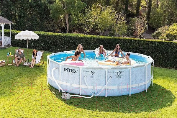 Изображение товара Каркасный бассейн Intex Prism Frame Chevron 26746 (488х122)