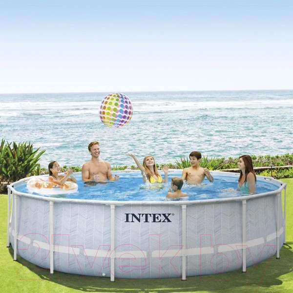 Изображение товара Каркасный бассейн Intex Prism Frame Chevron 26746 (488х122)