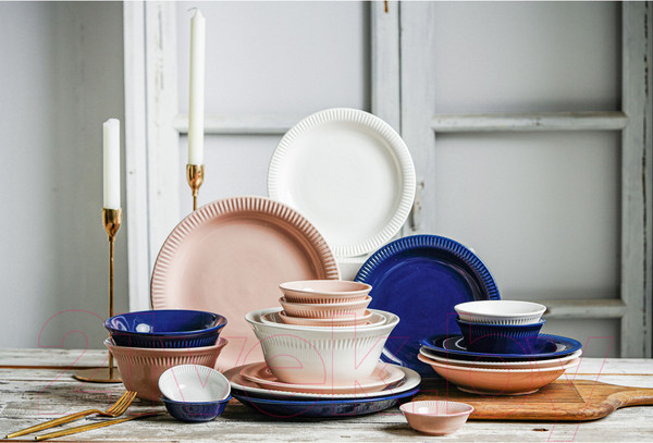 Изображение товара Блюдо AksHome Mulin 21x4 (синий)