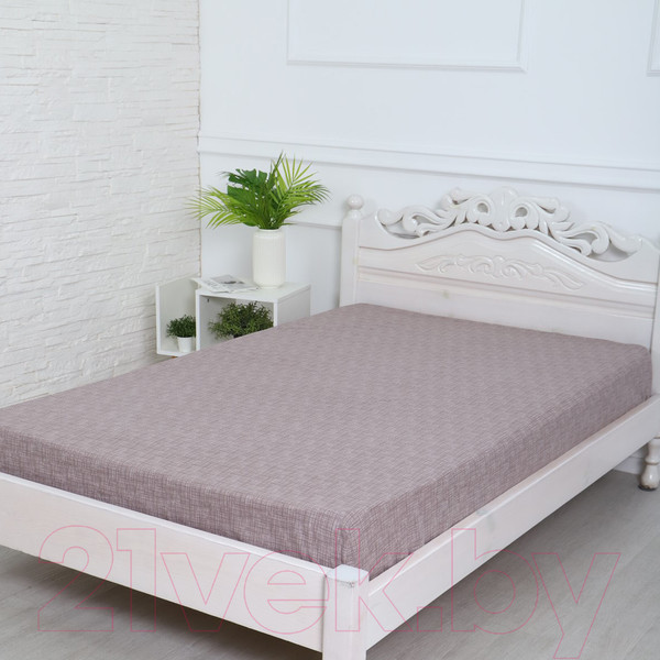 Изображение товара Простыня Атра Контур 160x200x20 / 10416894 (зеленый)