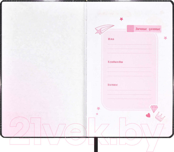 Изображение товара Дневничок Феникс+ Балерина / 66497