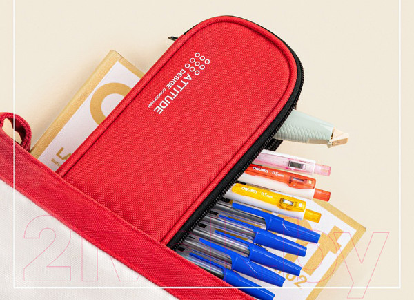 Изображение товара Пенал Deli BC214 (красный)