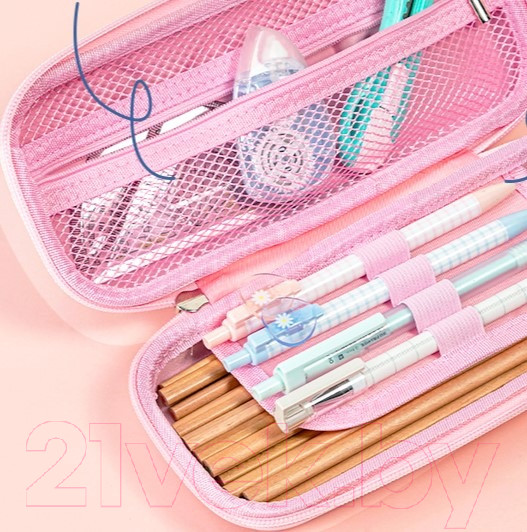 Изображение товара Пенал Deli 67061 (розовый)