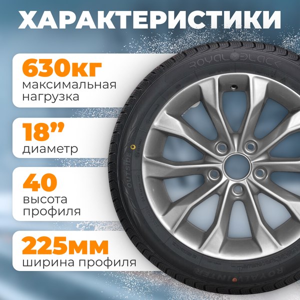 Изображение товара Зимняя шина ROYAL BLACK Royal Winter 225/40R18 92V XL