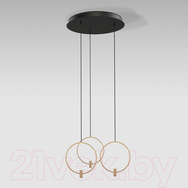 Изображение товара Люстра Евросвет 50257/3 LED  (черный/латунь)