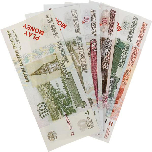 Изображение товара Деньги игрушечные Играем вместе Деньги для касс / ZY1250982-R 