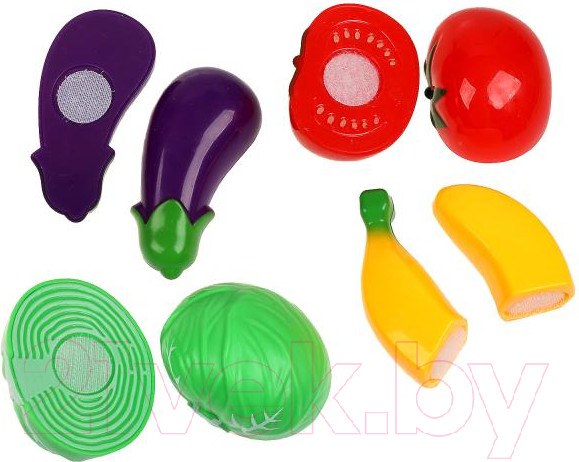 Изображение товара Набор игрушечных продуктов Играем вместе Набор овощей и фруктов Ми-ми-мишки / B847981-R5