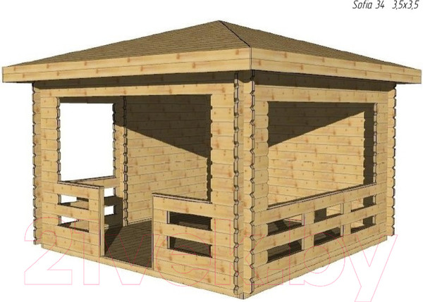 Изображение товара Беседка ДомБелКом Б-5 3.5x3.5
