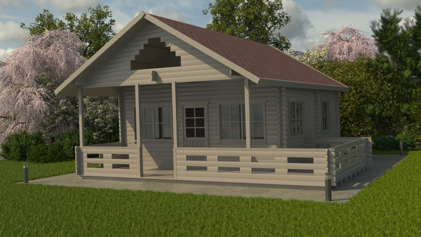 Изображение товара Дачный дом ДомБелКом ДС-4 6.0x6.0