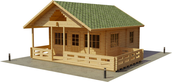 Изображение товара Дачный дом ДомБелКом ДС-4 6.0x6.0