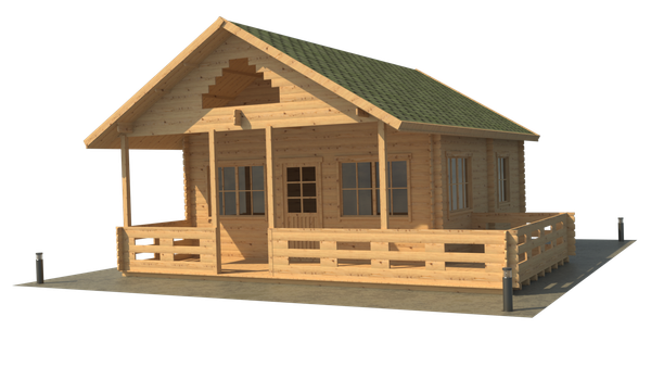 Изображение товара Дачный дом ДомБелКом ДС-4 6.0x6.0