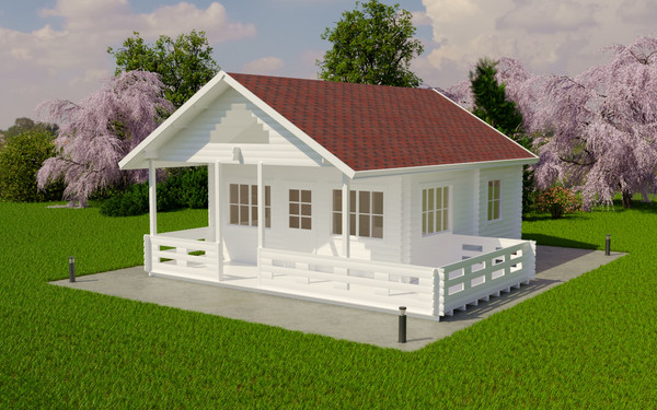 Изображение товара Дачный дом ДомБелКом ДС-4 6.0x6.0