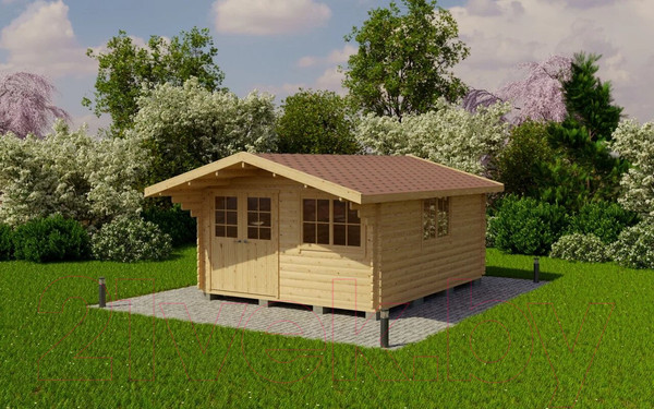 Изображение товара Дачный дом ДомБелКом ДС-8 4.0x5.0