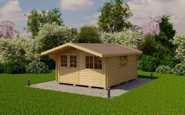 Изображение товара Дачный дом ДомБелКом ДС-8 4.0x5.0