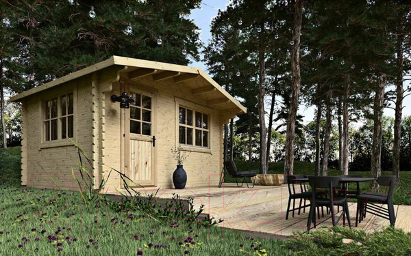 Изображение товара Дачный дом ДомБелКом ДС-8 4.0x5.0