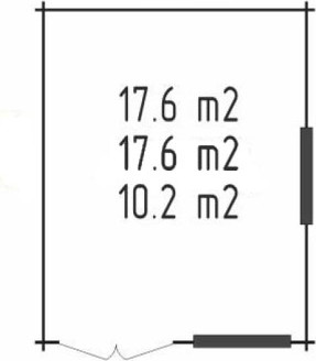 Изображение товара Дачный дом ДомБелКом ДС-8 4.0x5.0