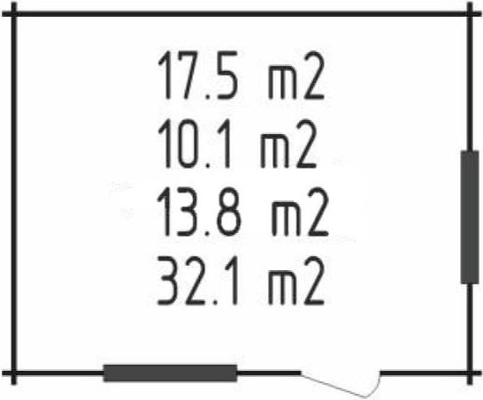 Изображение товара Дачный дом ДомБелКом ДС-9 5.0x4.0