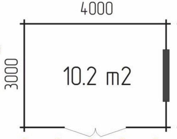 Изображение товара Дачный дом ДомБелКом ДС-18 4.0x3.0