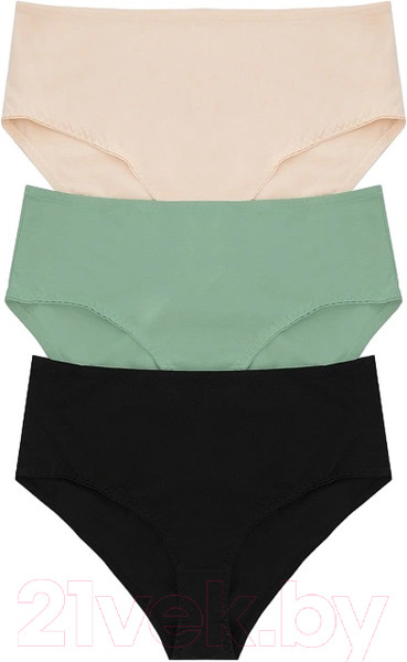 Изображение товара Комплект женских трусов Mark Formelle 412075-3 (р.122, жасмин-1)