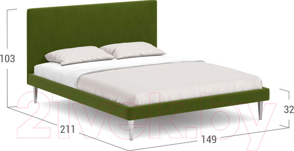 Изображение товара Двуспальная кровать Moon Family 1256 / MF008805