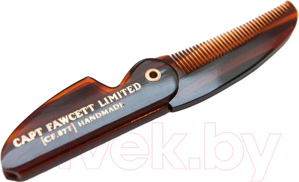 Изображение товара Расческа для бороды Captain Fawcett Folding Pocket Moustache Comb CF.87T
