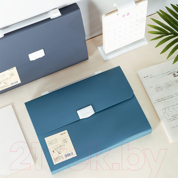 Изображение товара Папка-портфель Deli 72593 (голубой)