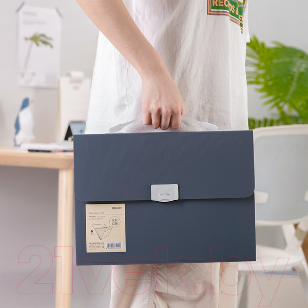 Изображение товара Папка-портфель Deli 72593 (синий)